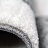 Modern Rugs for Living Room Grey Black White Carpet Mat Check Design Small Large