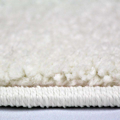 Nursery Rug White for Kids Bedroom Playroom New Thick Unisex Children Carpet Mat