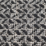 Black grey check non-slip flat weave runner rug - view 8