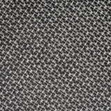 Black plain non-slip flat weave kitchen rug - view 5