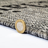 Grey coffee-pattern non-slip kitchen rug - view 4
