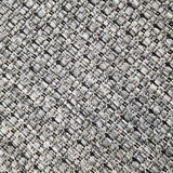 Dark Grey plain non-slip flat weave kitchen rug - view 7