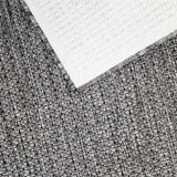 Dark Grey plain non-slip flat weave kitchen rug - view 6