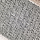 Dark Grey plain non-slip flat weave kitchen rug - view 9