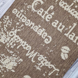 Natural Brown coffee-pattern non-slip kitchen rug - view 9