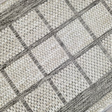 Taupe brown beige geometric non-slip flat weave runner rug - view 16