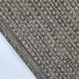 Taupe brown plain non-slip flat weave runner rug - view 6