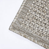 Beige non-slip plain solid flat weave rug – 80x150cm (2'6"x5'0")