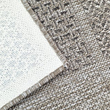 Beige brown non-slip flat weave rug – 60x180cm (2'x5'9'')
