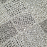 Beige brown non-slip flat weave rug – 80x250cm (2'8"x8'2")