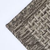 Taupe brown non-slip flat weave rug – 60x110cm (2'x3'6'')