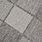 Taupe brown non-slip flat weave rug – 60x180cm (2'x5'9'')