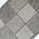 Taupe brown non-slip flat weave rug – 67x120cm (2'2"x3'11")