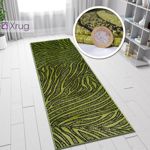 Green Rugs Patterned Modern Design Carpet Rug Living Room Bedroom Small Large Runner