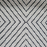 Сream Geometric Rug 100% Cotton Large Small Woven Carpet Grey Pattern Area Mat