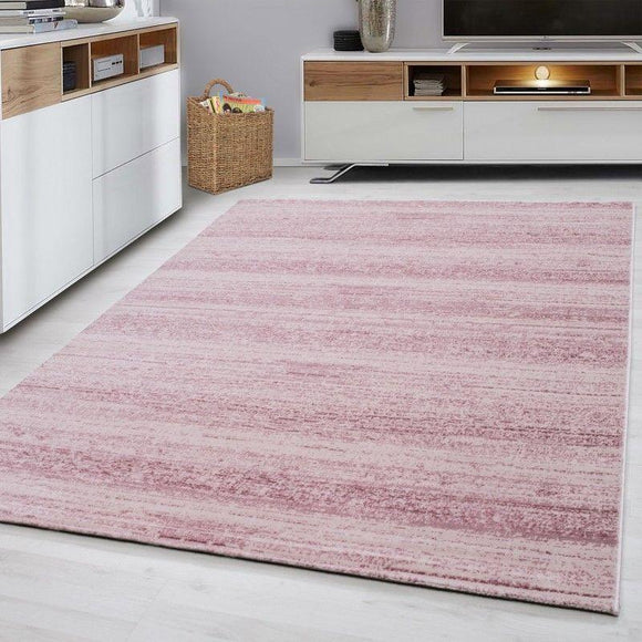 Pink Rug New Modern Living Room Carpet Small X Large Woven Short Pile Area Mats