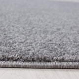 Light Grey Rug Modern Plain Bedroom Floor Carpet Small Extra Large Woven Hallway Runner Mats Living Room