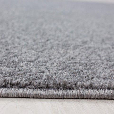 Light Grey Rug Modern Plain Bedroom Floor Carpet Small Extra Large Woven Hallway Runner Mats Living Room