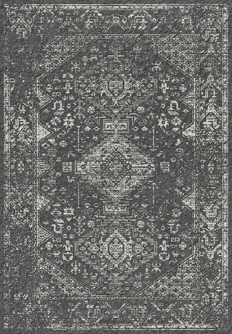 Oriental Rug Anthracite White Dark Grey Soft Mat Microfiber Bedroom Floor Carpet