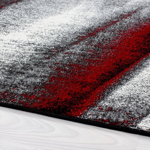 Rug for Living Room Red Black Grey Modern Abstract Mats New Floor Carpet Hallway