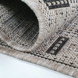 Modern Grey Rug Flat Weave Jute Look Sisal Look Rug Carpet Runner Floor Mat Small Large New