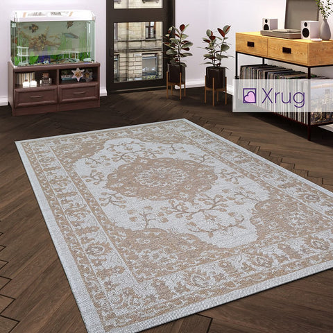 100% Cotton Rug Cream Beige Natural Flatweave Washable Carpet Rug For Living Room Bedroom Runner Mat