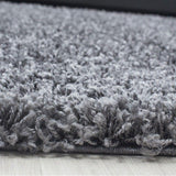 Shaggy Rug Grey Fluffy Woven Mat Small Extra Large Modern Living Room Carpet New