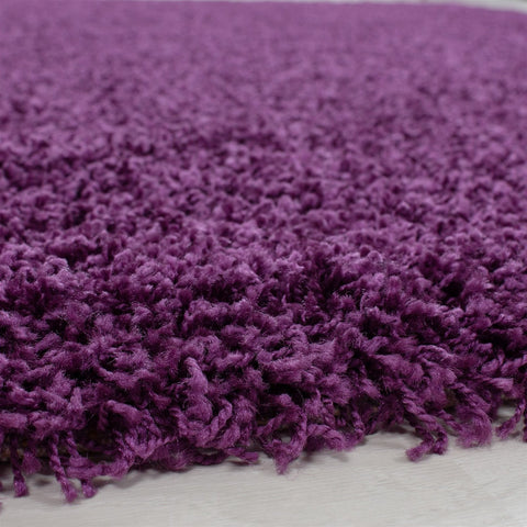 Purple Fluffy Rug Round Circle Carpet Extra Large Small Living Room Bedroom Carpet Mat