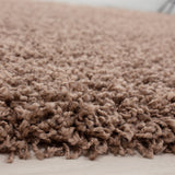 Brown Beige Rug Mocca Fluffy Shaggy Extra Large Small Living Room Bedroom Carpet Mat 