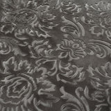 Grey Oriental Rug Damask Floral Patterned Silver Carpet Bedroom Living Room Mat