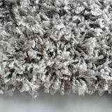 Silver Rugs Grey Shuggy Rug Soft Fluffy Carpet Long Pile Living Room Bedroom Mat