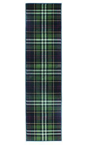 Tartan Rug Glen Kilry Rugs Black Carpet Check Living Room Bedroom Hallway Mats