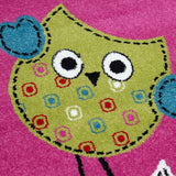 Rug for Girls Purple Bedroom Kids Animal Mat Small Large Childrens Play Carpets