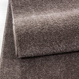 Large Plain Rug Mocca Brown Colour Modern Soft Carpet Large XL Small Living Room Bedroom Area Floor Mats