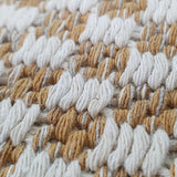 Cotton Rugs Small Extra Large Runners Mustard Yellow Cream White Washable Flat Weave Carepts Striped Woven Area Mats