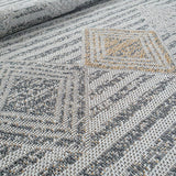 Grey Rug Modern Shabby Chick Pattern 100% Cotton Small Large XL Washable New Mat Flat Weave Rugs Stirped Diamond Design