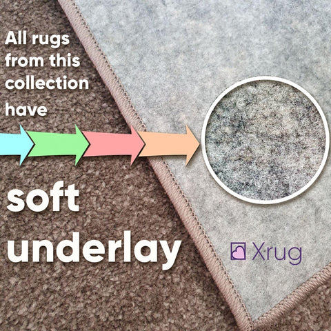Light Grey Rug Modern Plain Bedroom Floor Carpet Small Extra Large Woven Hallway Runner Mats Living Room