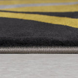 Grey Yellow Ochre Rug Circles Geometric Pattern Small Large Woven Carpet New Carpet Living Room Bedroom Area  Mat 80x150 120x170 160x230 Polypropylene