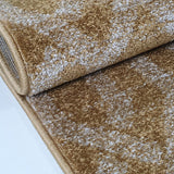 Modern Rugs Grey Yellow Gold Trellis Abstract Patterned Carpet Small Large Area Mat Woven Friese Soft Polypropylene Living Dining Room Bedroom Lounge 70x140 120x170 160x220 New