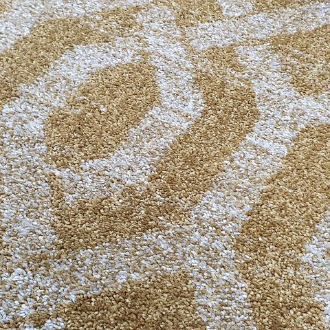 Modern Rugs Grey Yellow Gold Trellis Abstract Patterned Carpet Small Large Area Mat Woven Friese Soft Polypropylene Living Dining Room Bedroom Lounge 70x140 120x170 160x220 New