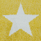 Kids Star Rug Yellow Grey Baby Nursery Play Carpet Childrens Bedroom Floor Mats