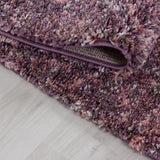 Pink Beige Purple Cream White Rug Modern Shaggy Carpet Soft Deep Long High Pile Fluffy Runner Living Room Bedroom Area Lounge Small X Large Runner Hallway Floor Mat
