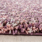Pink Beige Purple Cream White Rug Modern Shaggy Carpet Soft Deep Long High Pile Fluffy Runner Living Room Bedroom Area Lounge Small X Large Runner Hallway Floor Mat
