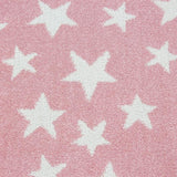 Kids Animal Rug Pink Cream White Stars Pattern Childrens Bedroom Play Room Floor Mat Baby Nursery Girls Boys Unisex Stars Carpet Small Large 120x170 160x230 80x150 120 160 Round Polypropylene Friese Short Low Pile