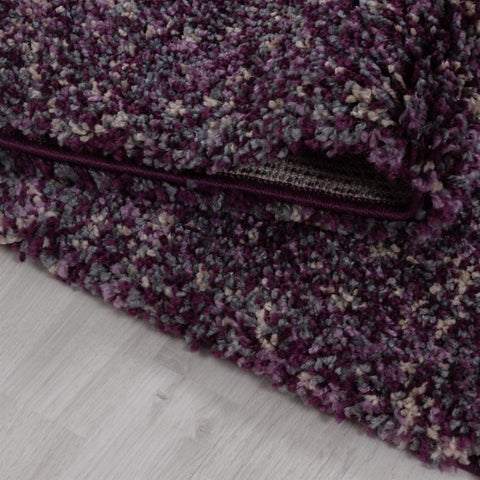 Purple Grey Beige Rug Modern Shaggy Carpet Soft Deep Long High Pile Fluffy Runner Living Room Bedroom Area Lounge Small X Large Runner Hallway Floor Mat