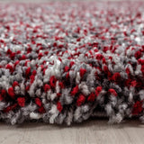  Red Grey Cream White Rug Modern Shaggy Carpet Soft Deep Long High Pile Fluffy Runner Living Room Bedroom Area Lounge Small X Large Runner Hallway Floor Mat