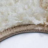 Shaggy Rugs Mocca Beige Cream Fluffy Bedroom Mat Small X Large Checkered Carpet