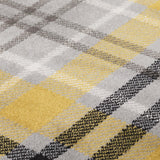 Tartan Rug Yellow Grey Ochre Check Carpet Small Extra Large XL Hallway Runner Woven Carpet Living Room Bedroom Area Mat 80x150 60x230 120x170 160x230 200x290 Polypropylene