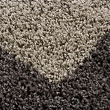 Taupe Shaggy Rug Soft Fluffy Bedroom Floor Carpet Small Large Hallway Runner Mat