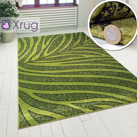 Green Rugs Patterned Modern Design Carpet Rug Living Room Bedroom Small Large Runner